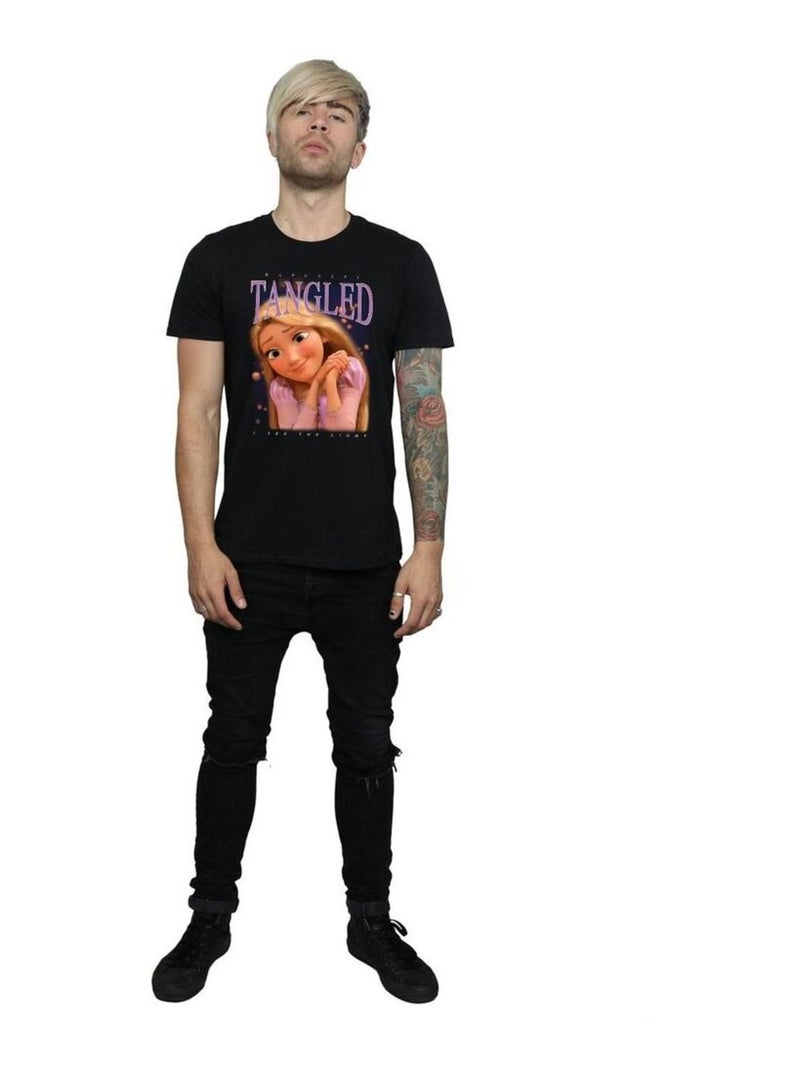 Disney - T-shirt Raiponce Noir - Kiabi
