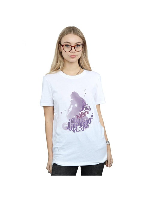 Disney - T-shirt Raiponce NOW'S WHEN MY LIFE BEGINS - Kiabi