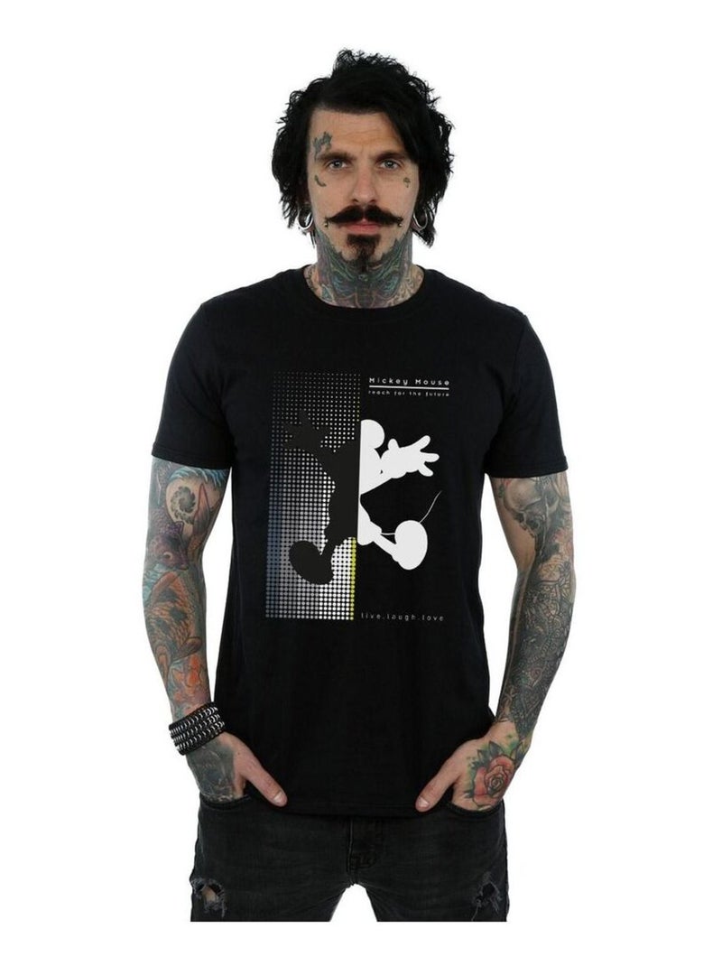 Disney - T-shirt REACH FOR THE FUTURE Noir - Kiabi