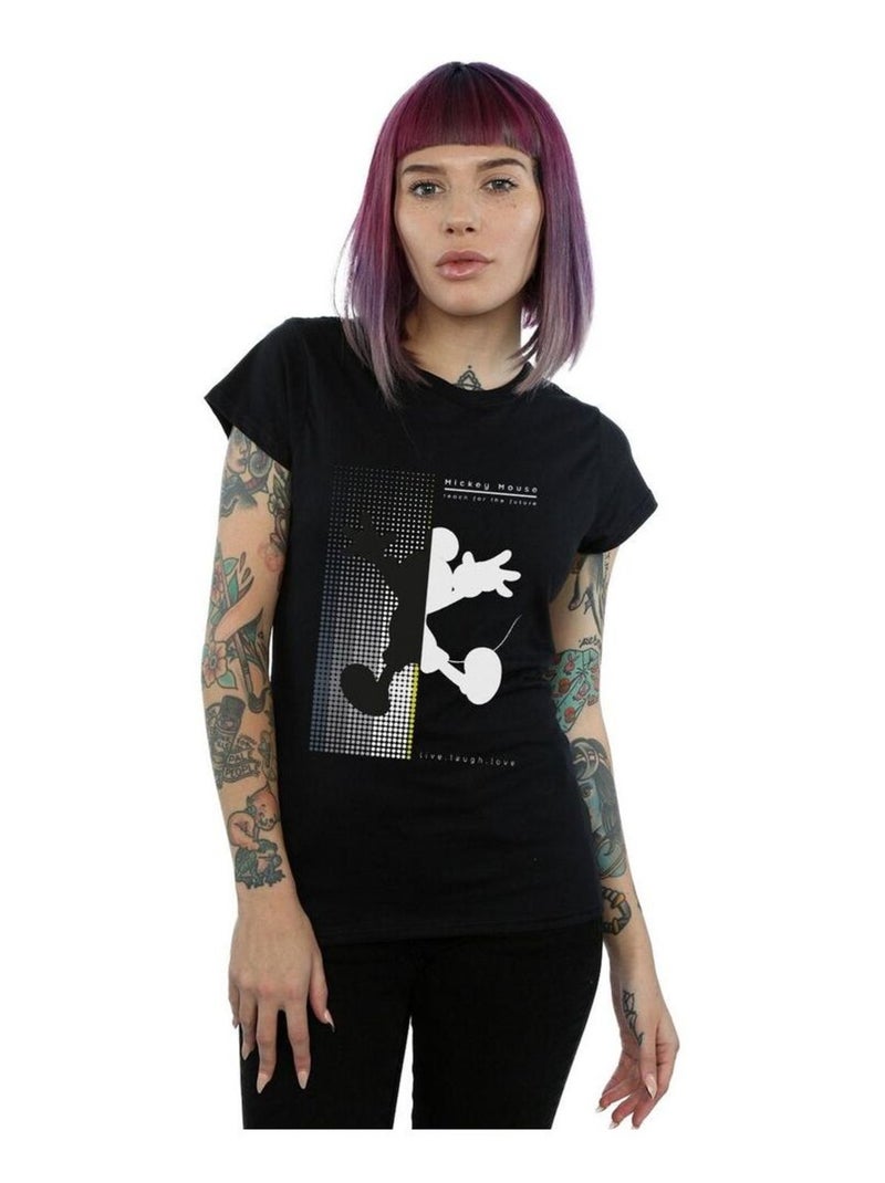 Disney - T-shirt REACH FOR THE FUTURE Noir - Kiabi