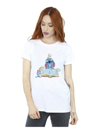Disney - T-shirt READING READING A BOOK