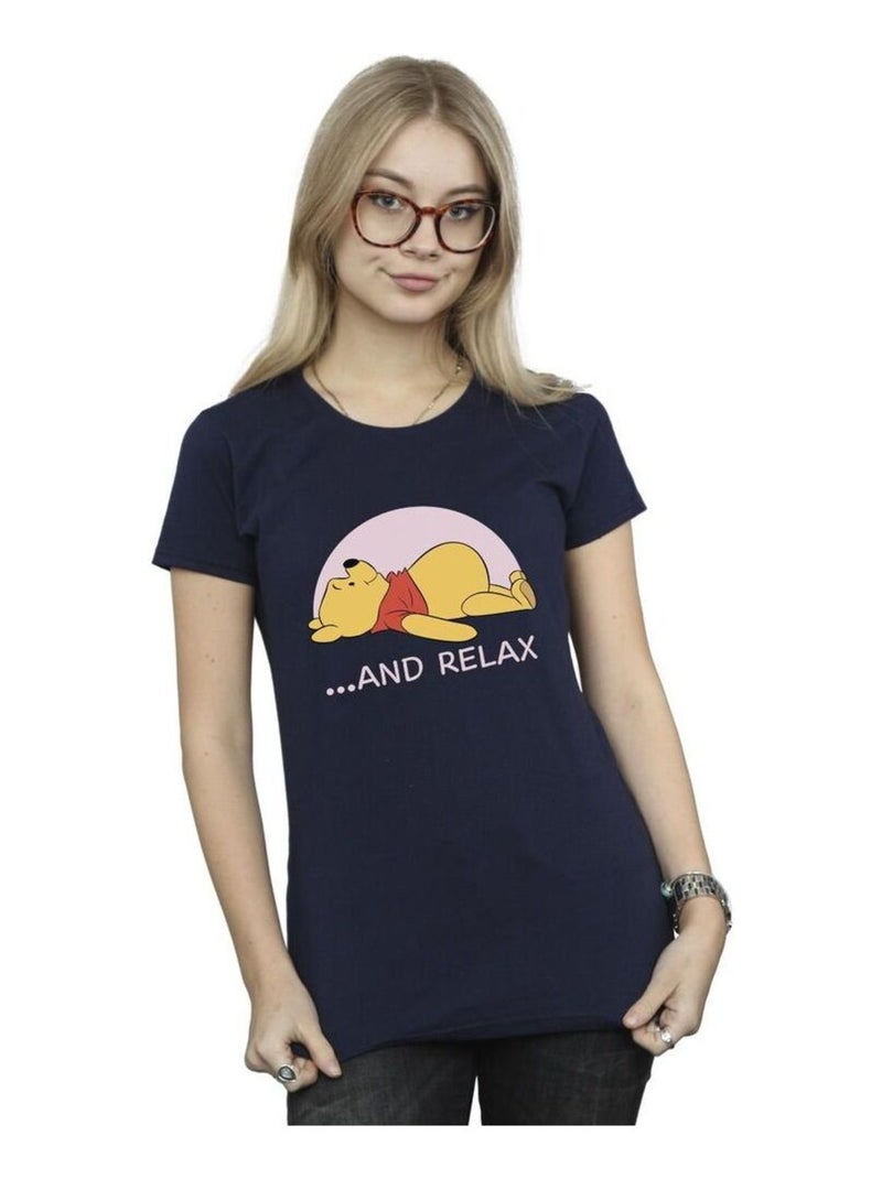 Disney - T-shirt RELAX Bleu marine - Kiabi