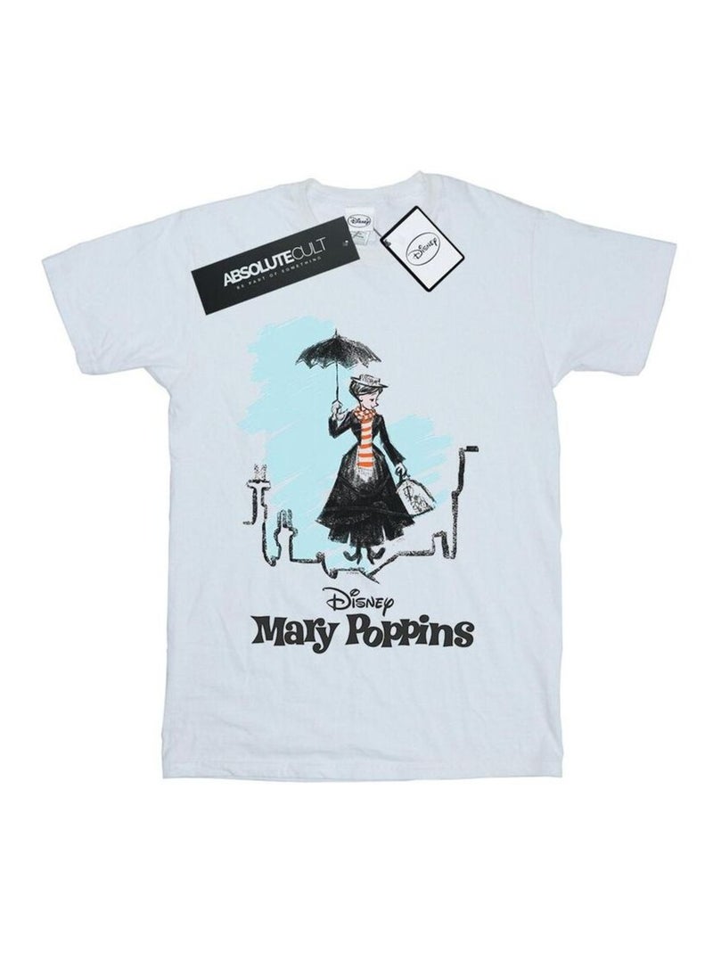 Disney - T-shirt ROOFTOP LANDING Blanc - Kiabi