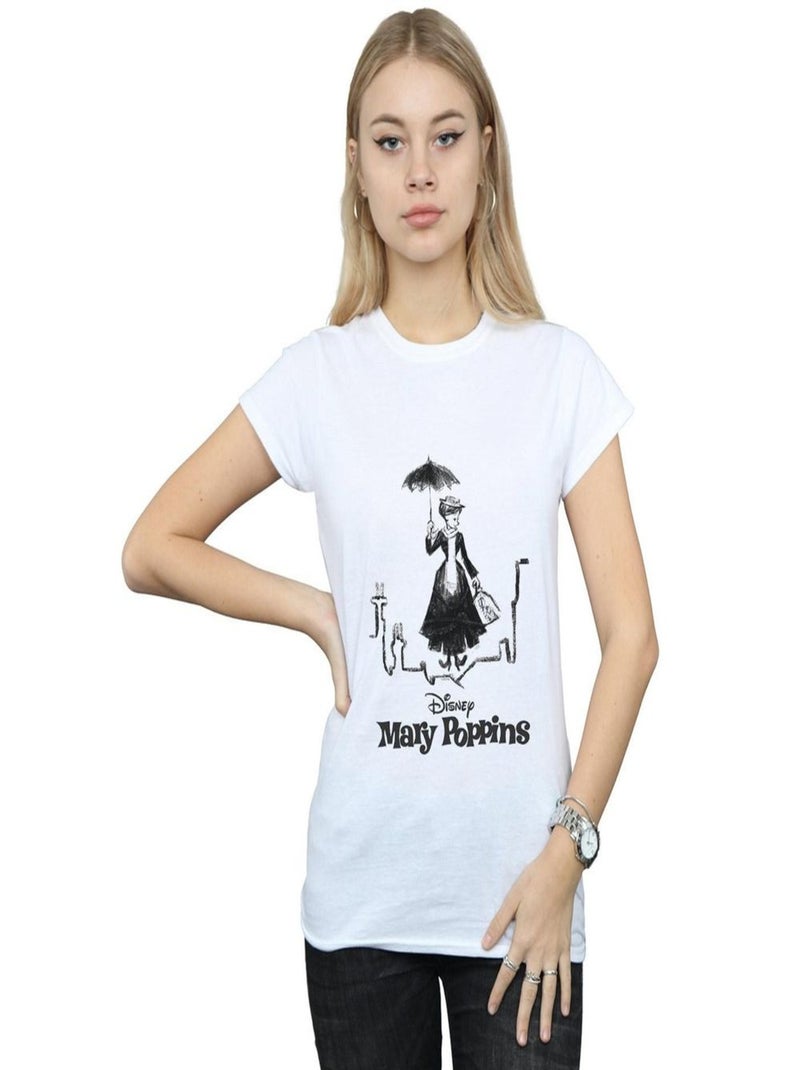 Disney - T-shirt ROOFTOP LANDING Blanc - Kiabi