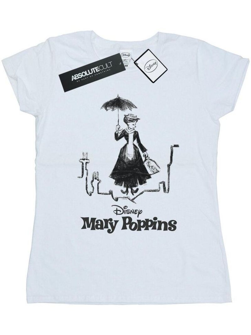 Disney - T-shirt ROOFTOP LANDING Blanc - Kiabi