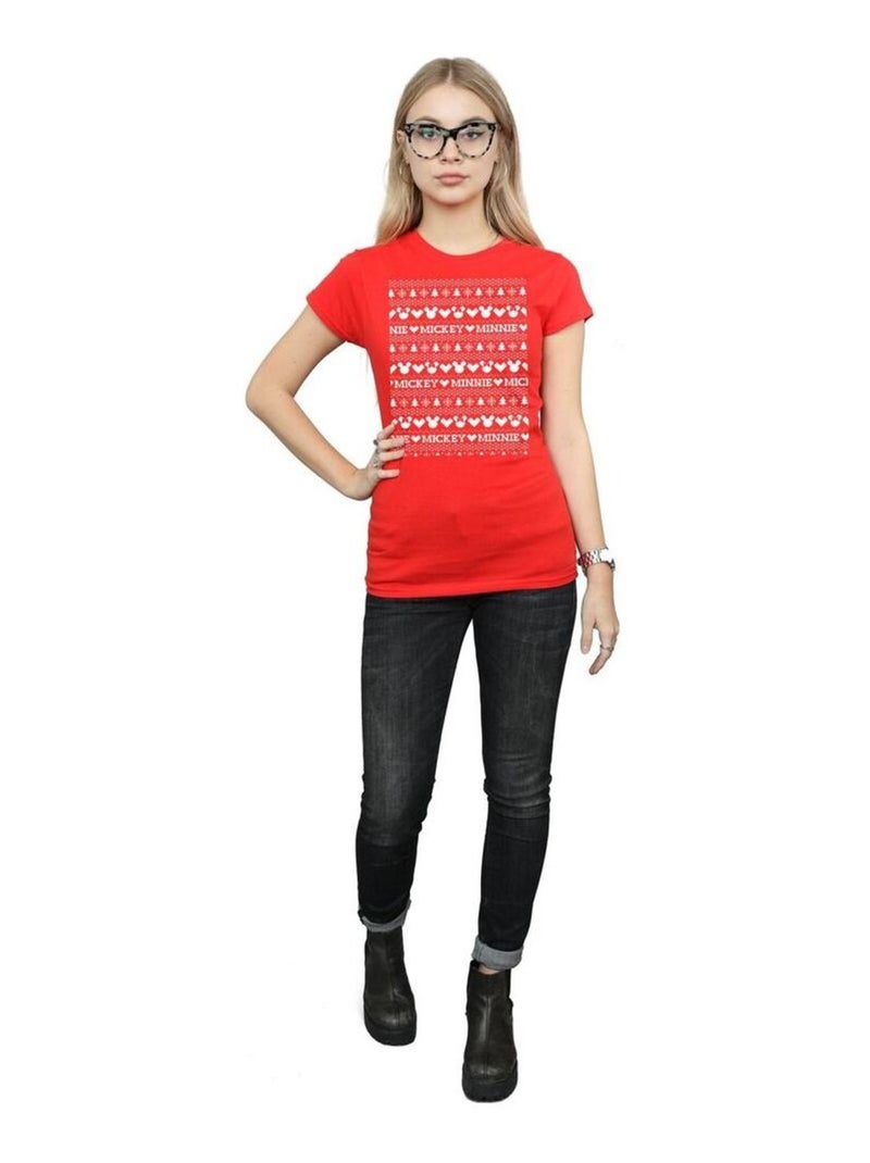 Disney - T-shirt Rouge - Kiabi