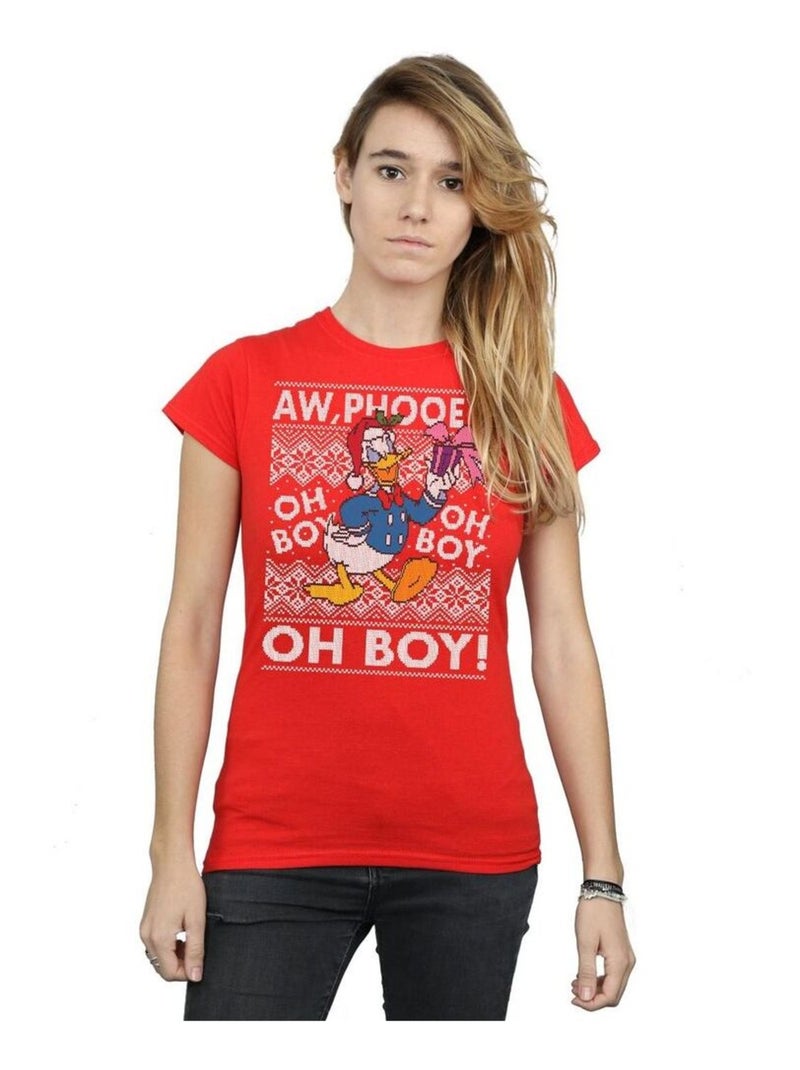 Disney - T-shirt Rouge - Kiabi