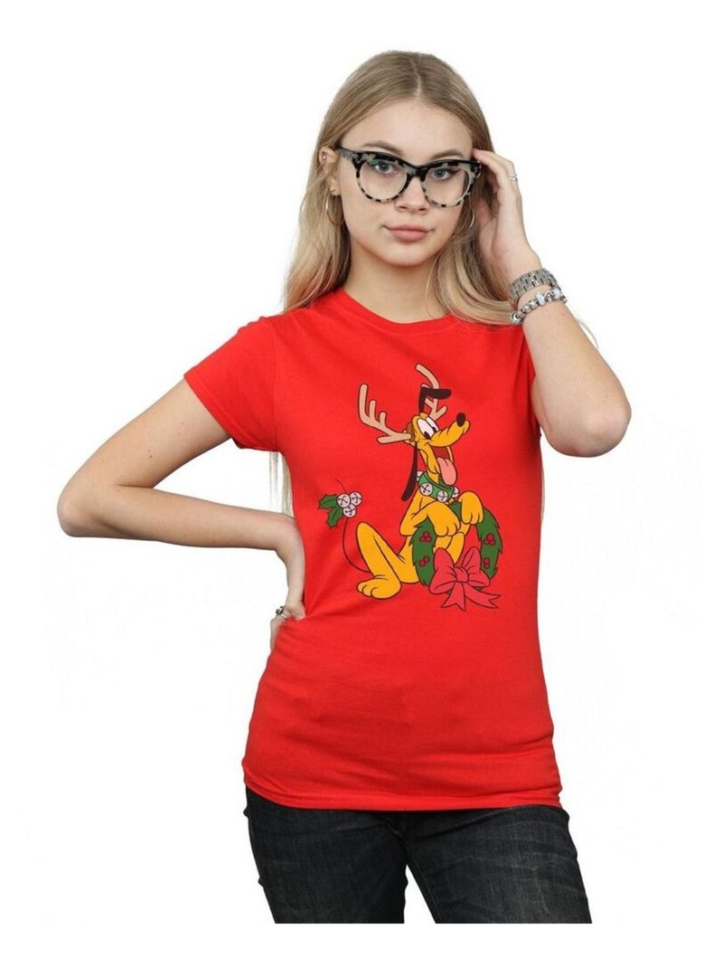 Disney - T-shirt Rouge - Kiabi