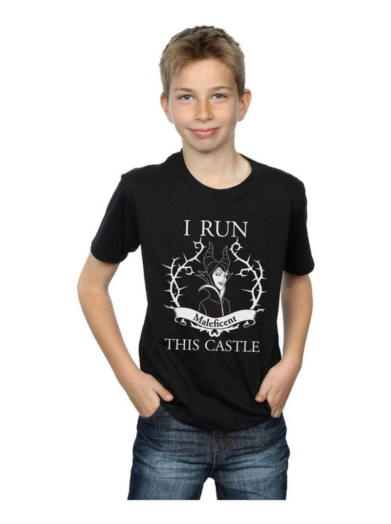 Disney - T-shirt RUN THIS Noir - Kiabi
