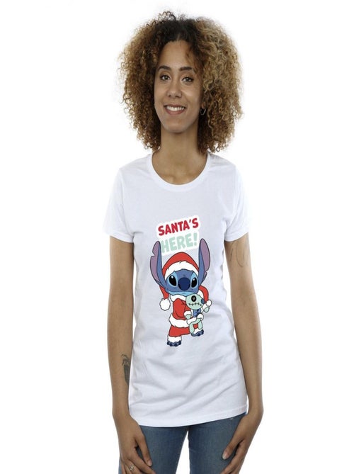 Disney - T-shirt SANTA'S HERE - Kiabi Disney - T-shirt SANTA'S HERE - Kiabi