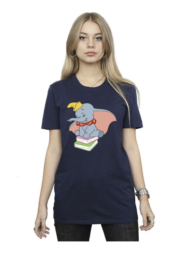 Disney - T-shirt SÇaTING ON Bleu marine - Kiabi