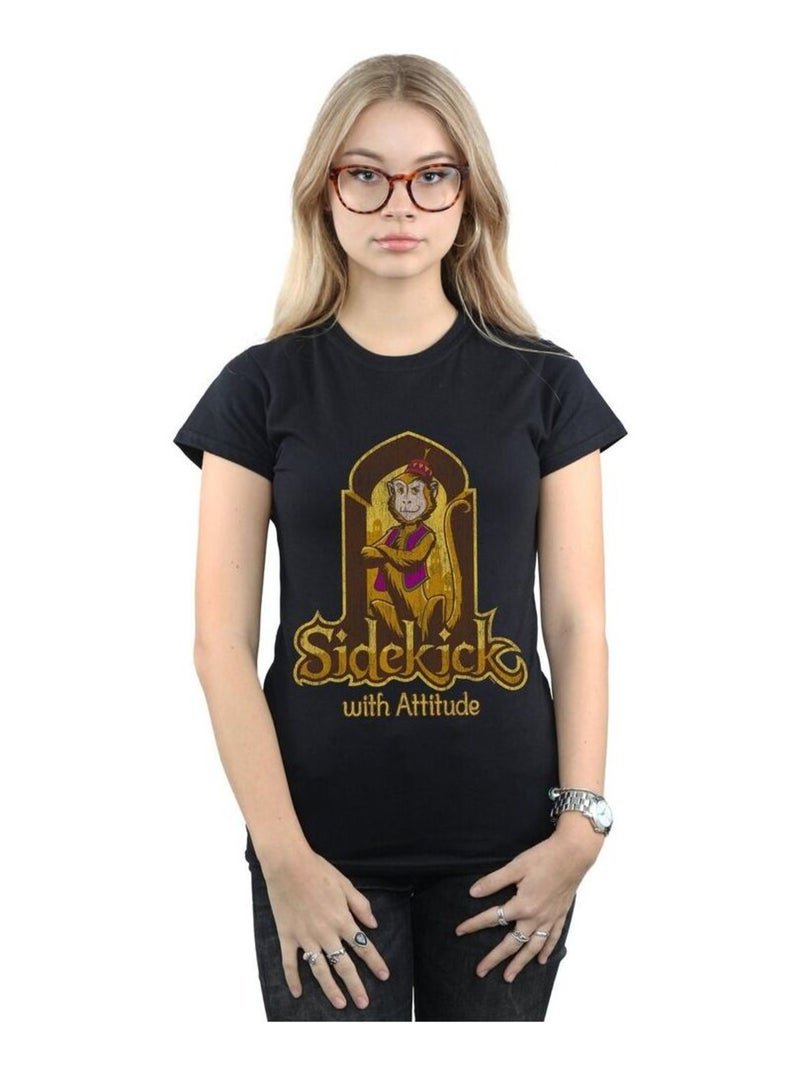 Disney - T-shirt SIDEKICK ATTITUDE Noir - Kiabi