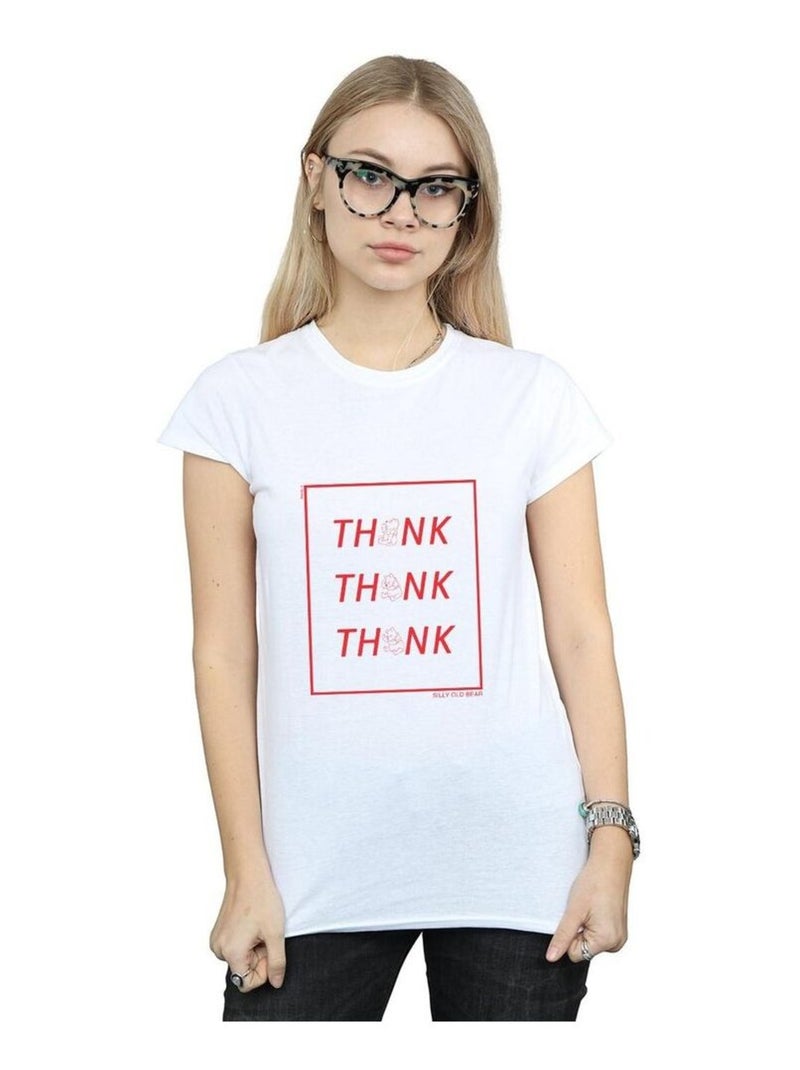 Disney - T-shirt SILLY OLD BEAR Blanc - Kiabi