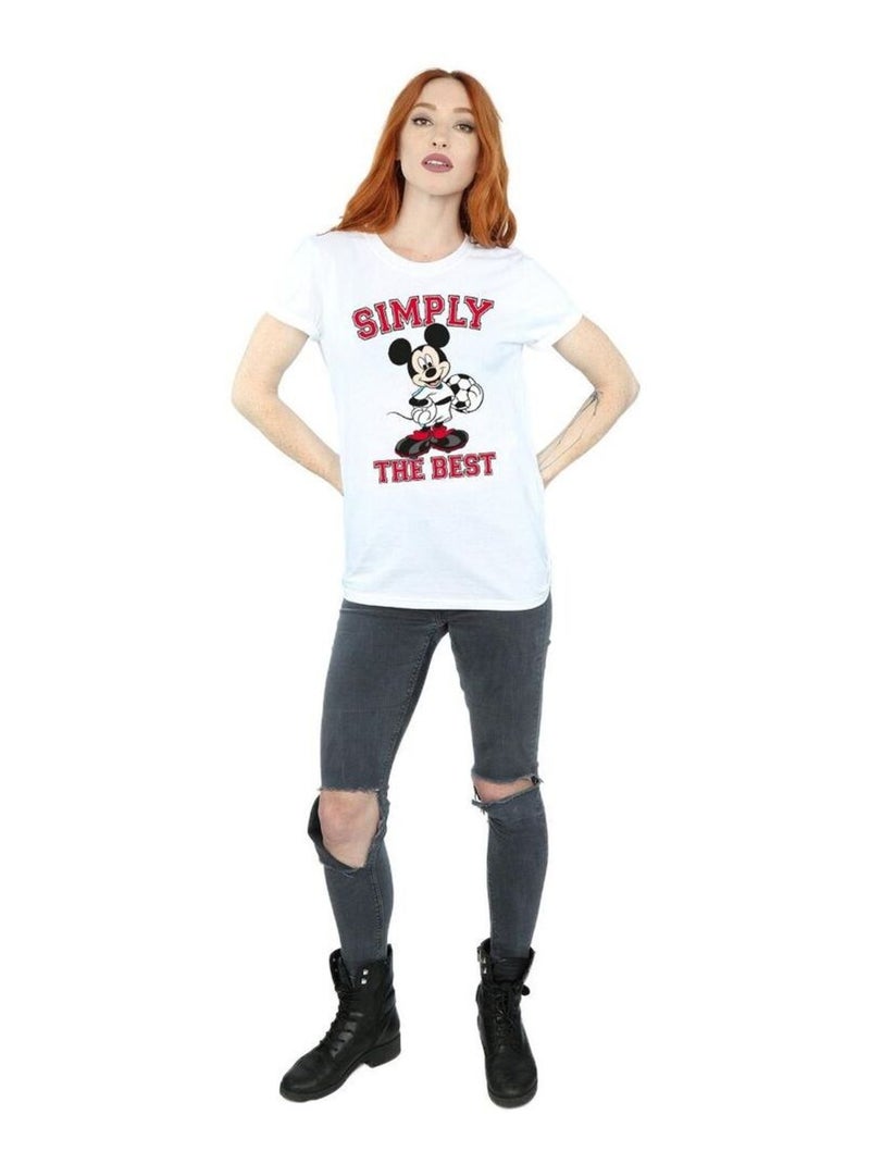 Disney - T-shirt SIMPLY THE BEST Blanc - Kiabi