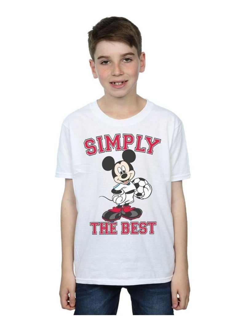 Disney - T-shirt SIMPLY THE BEST Blanc - Kiabi