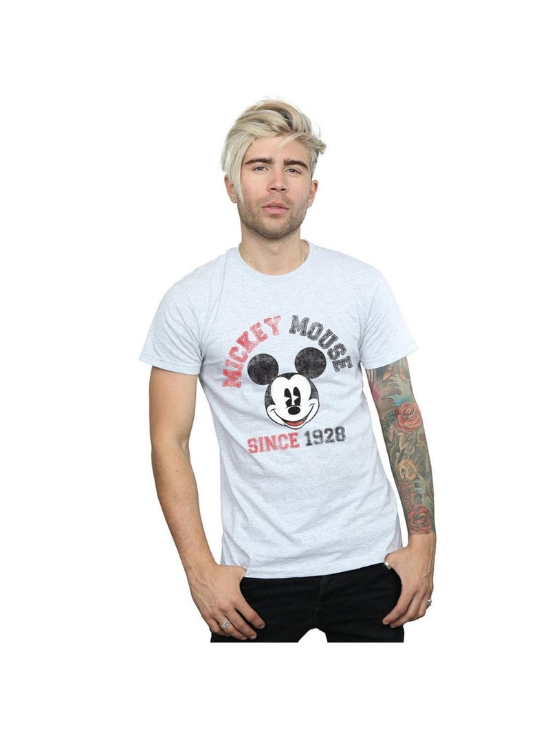 Disney - T-shirt SINCE Gris chiné - Kiabi