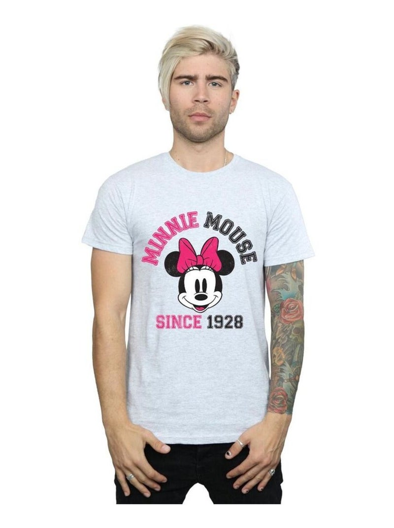 Disney - T-shirt SINCE Gris chiné - Kiabi