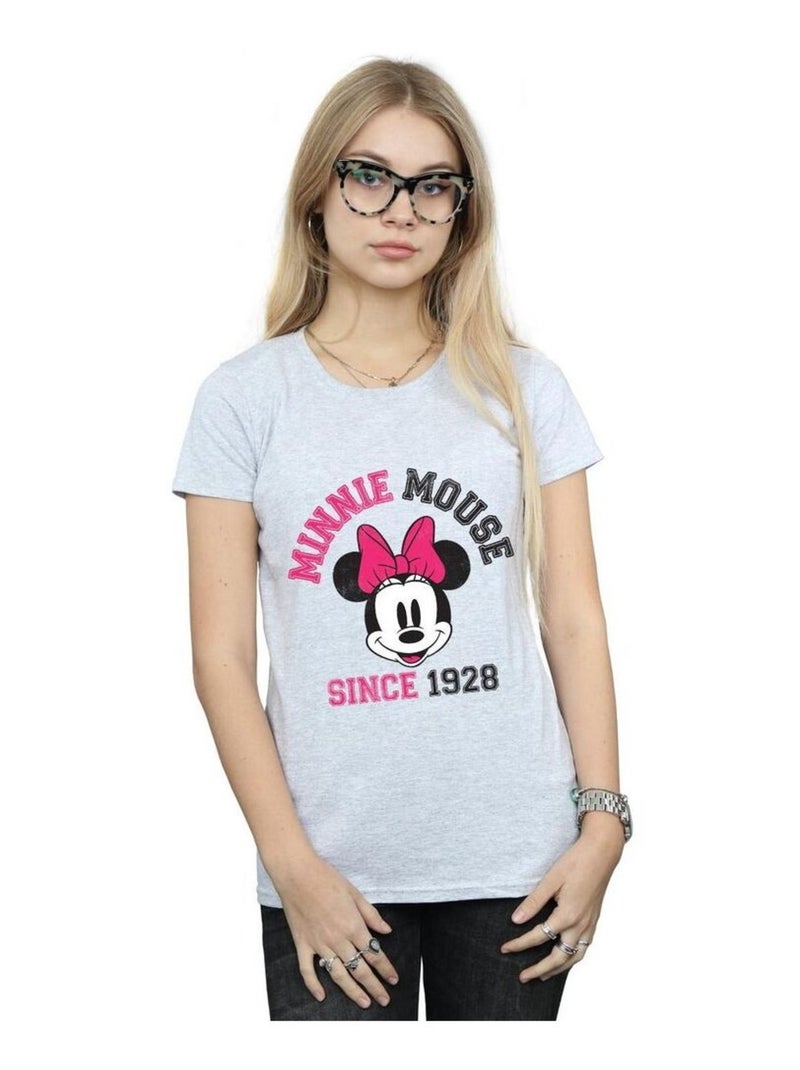 Disney - T-shirt SINCE Gris chiné - Kiabi