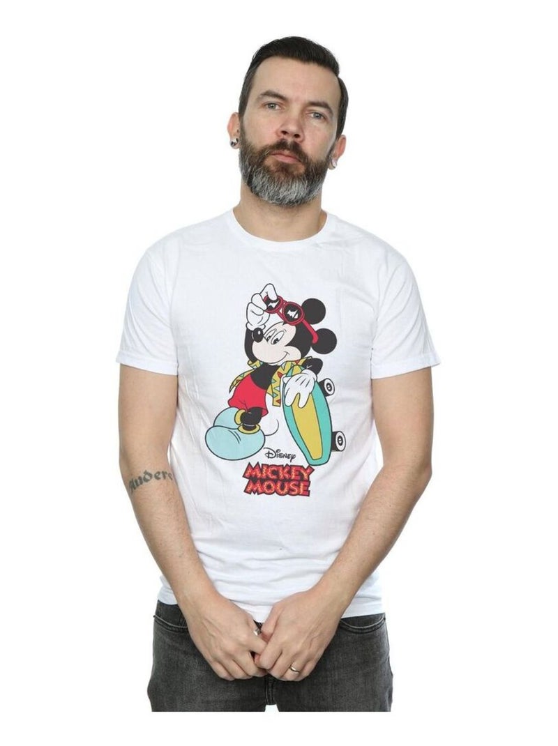 Disney - T-shirt SKATE DUDE Blanc - Kiabi