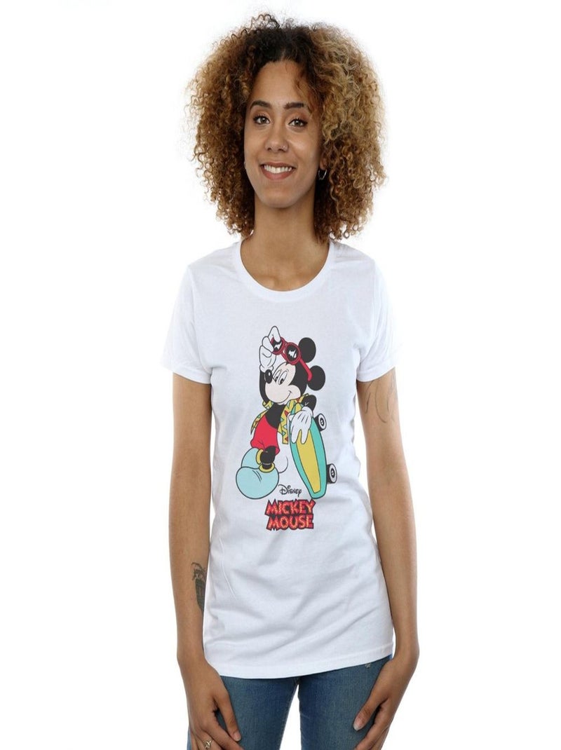 Disney - T-shirt SKATE DUDE Blanc - Kiabi