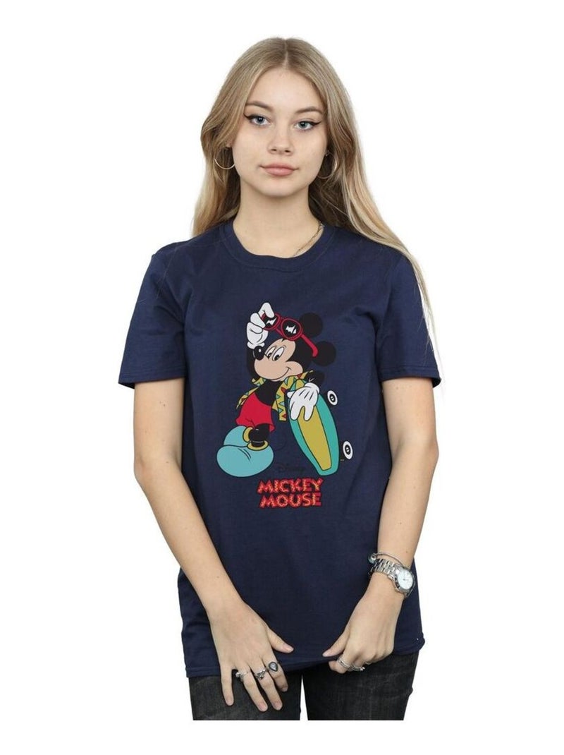 Disney - T-shirt SKATE DUDE Bleu marine - Kiabi