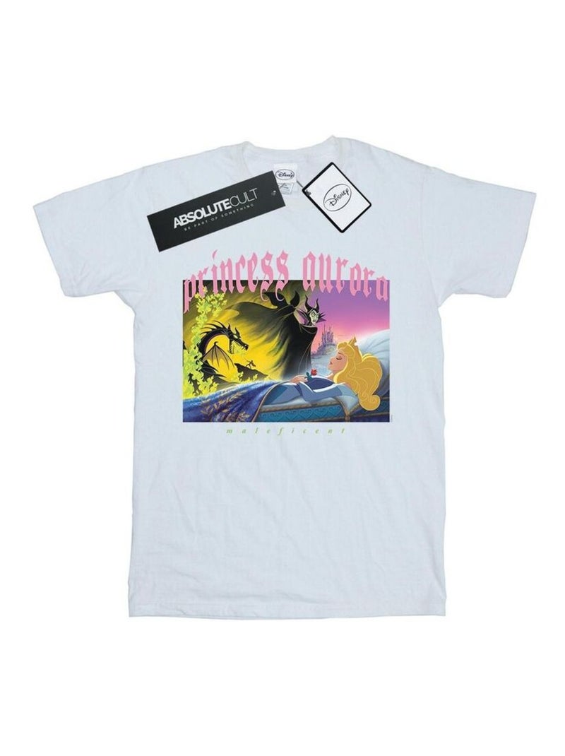 Disney - T-shirt SLEEPING BEAUTY Blanc - Kiabi