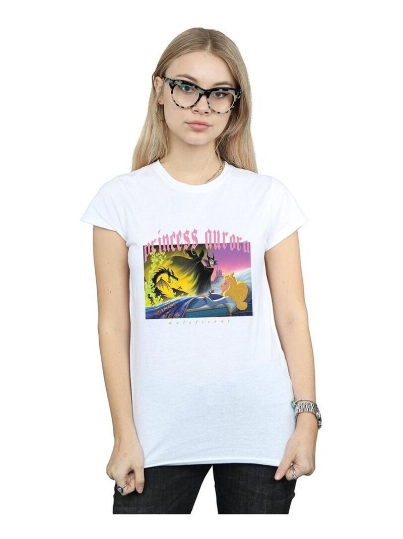 Disney - T-shirt SLEEPING BEAUTY Blanc - Kiabi