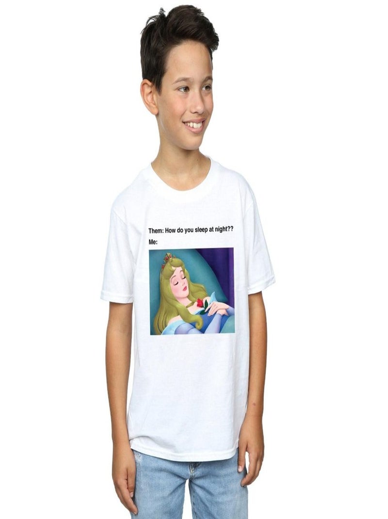 Disney - T-shirt SLEEPING BEAUTY Blanc - Kiabi