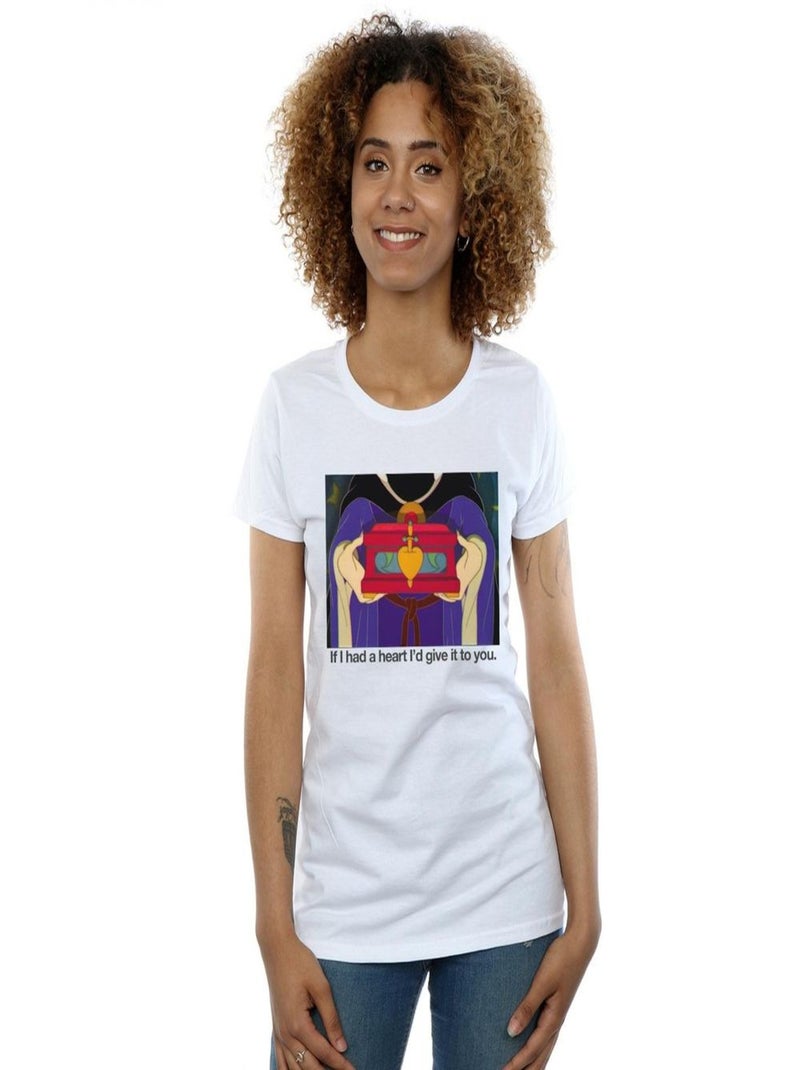 Disney - T-shirt SLEEPING BEAUTY IF HAD A HEART Blanc - Kiabi