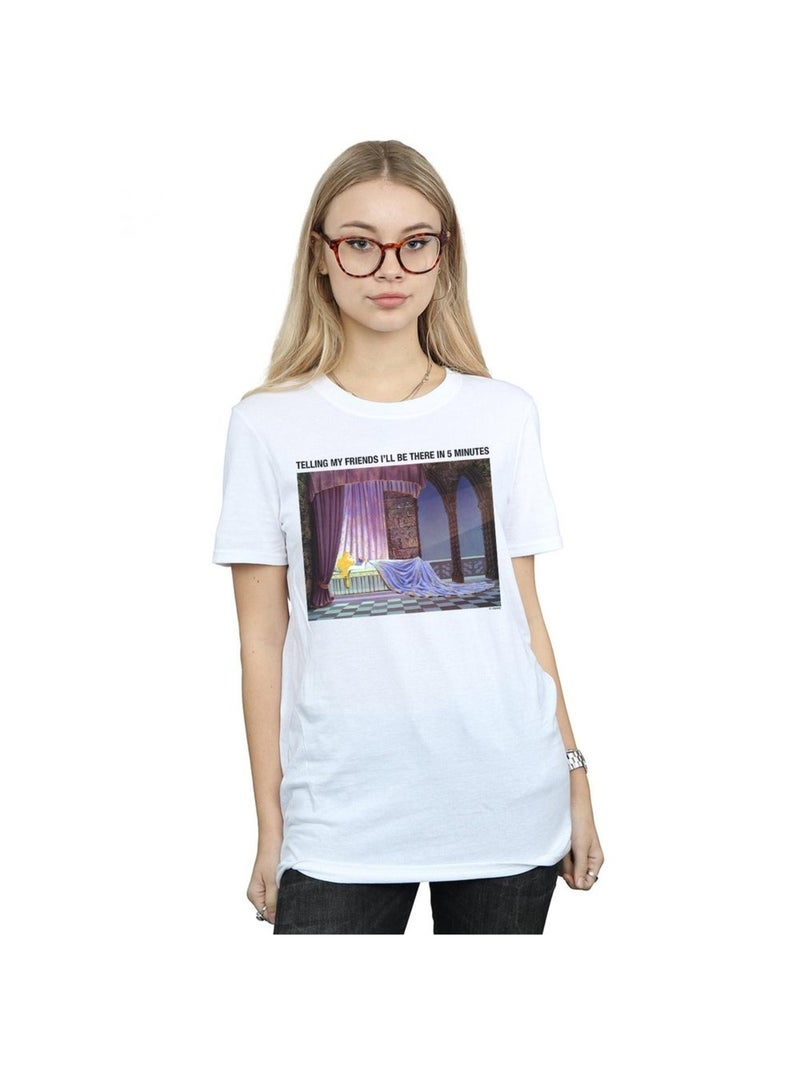 Disney - T-shirt SLEEPING BEAUTY I'LL BE THERE IN Blanc - Kiabi