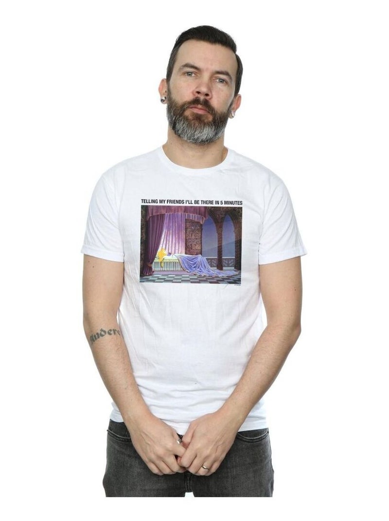 Disney - T-shirt SLEEPING BEAUTY I'LL BE THERE IN Blanc - Kiabi