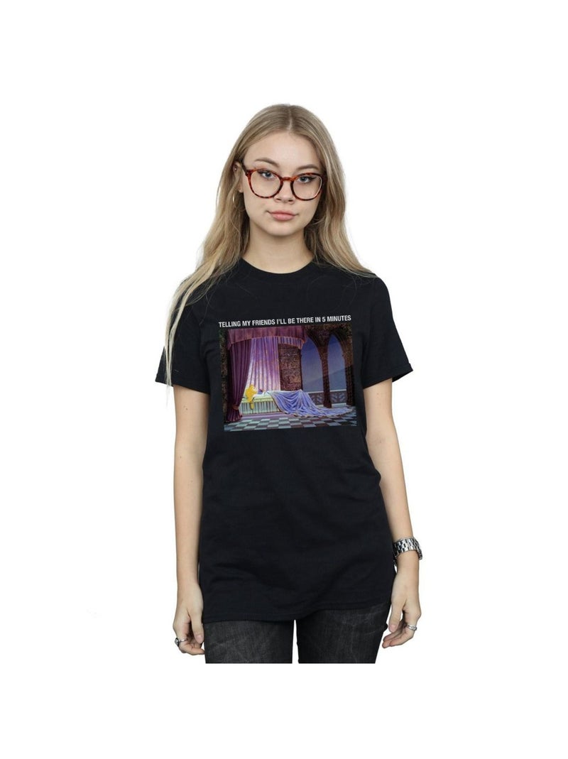 Disney - T-shirt SLEEPING BEAUTY I'LL BE THERE IN Noir - Kiabi