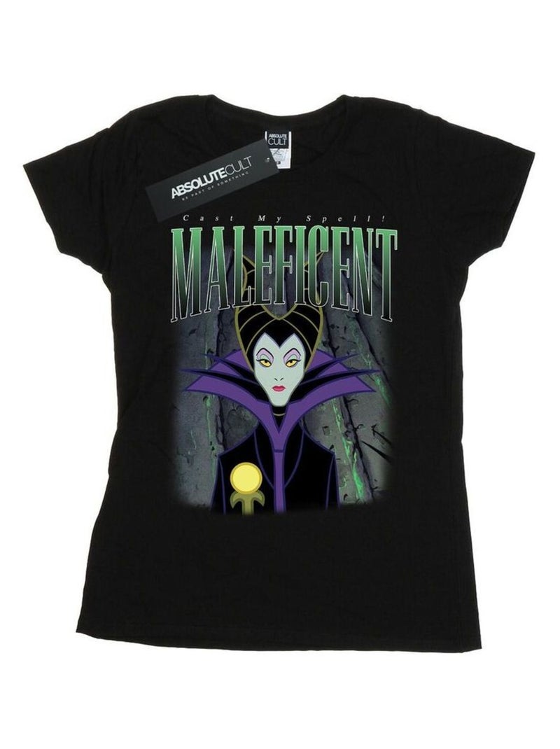 Disney - T-shirt SLEEPING BEAUTY MALEFICENT Noir - Kiabi