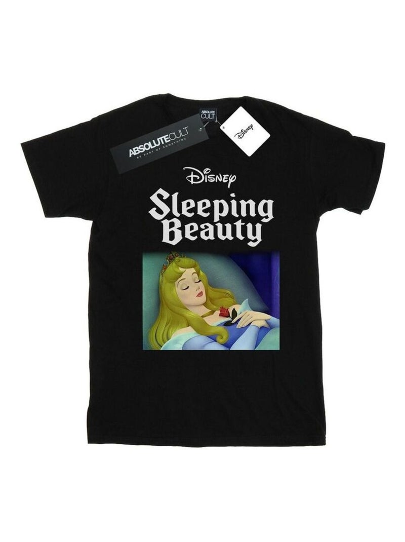 Disney - T-shirt SLEEPING BEAUTY Noir - Kiabi