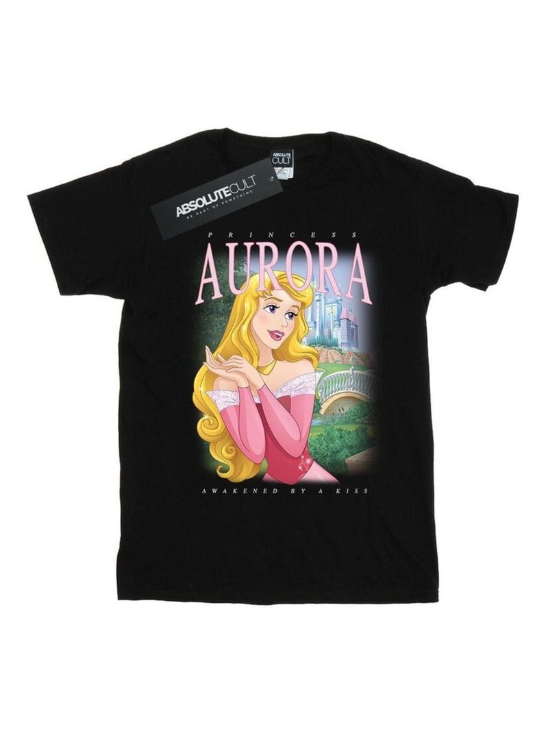Disney - T-shirt SLEEPING BEAUTY Noir - Kiabi