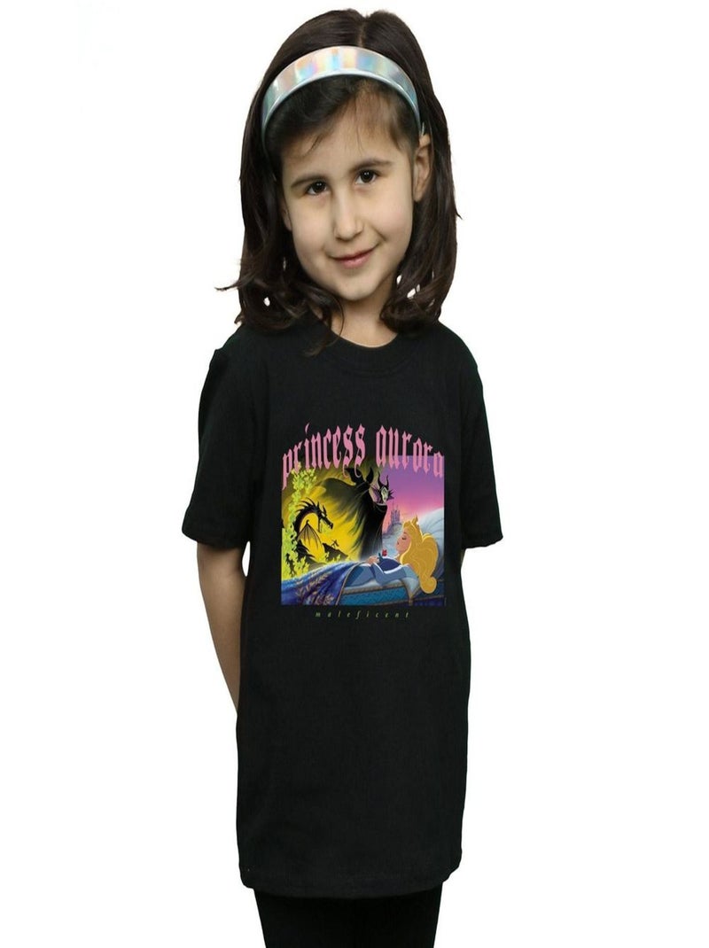 Disney - T-shirt SLEEPING BEAUTY Noir - Kiabi