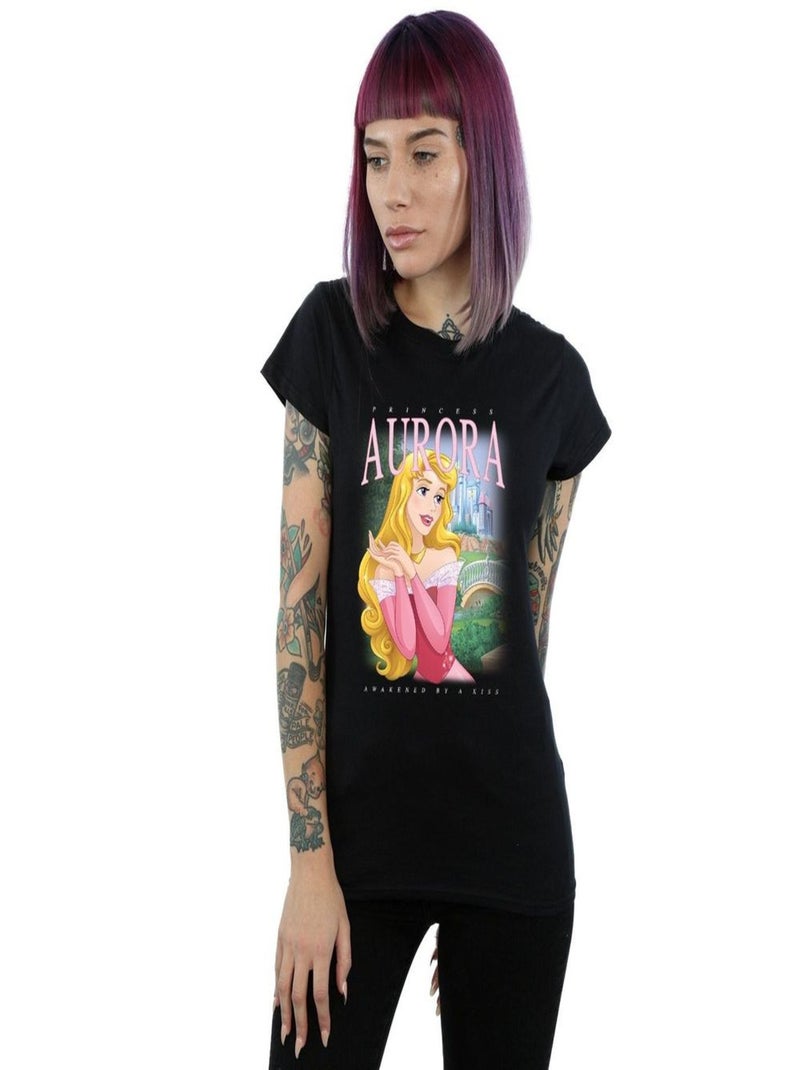 Disney - T-shirt SLEEPING BEAUTY Noir - Kiabi