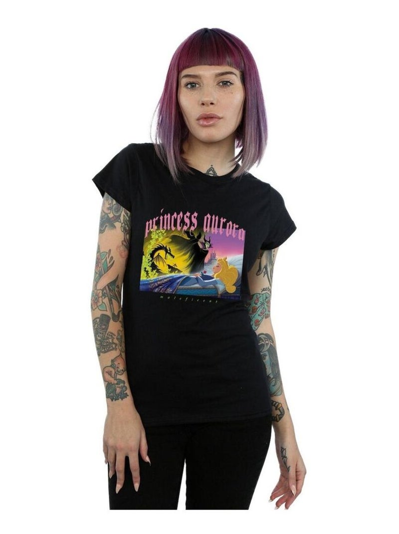 Disney - T-shirt SLEEPING BEAUTY Noir - Kiabi