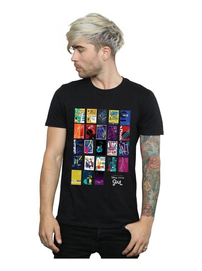 Disney - T-shirt SOUL JAZZ WALL Noir - Kiabi