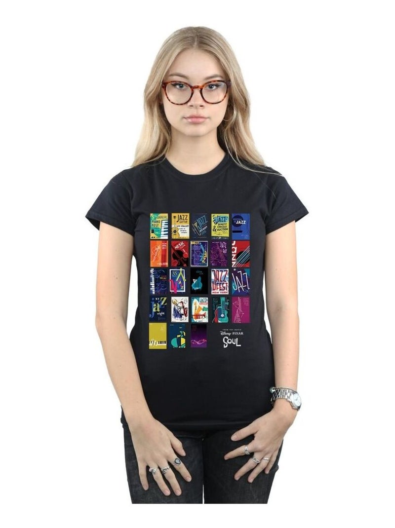Disney - T-shirt SOUL JAZZ WALL Noir - Kiabi
