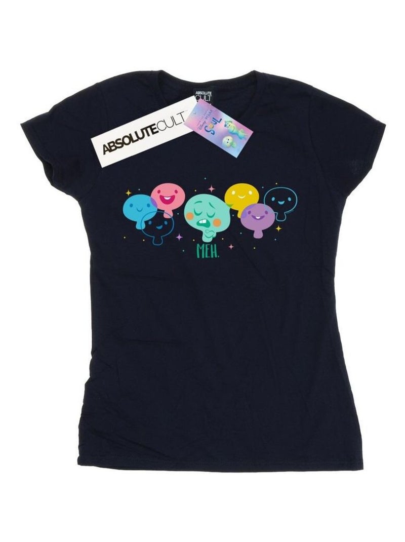Disney - T-shirt SOUL MEH Bleu marine - Kiabi