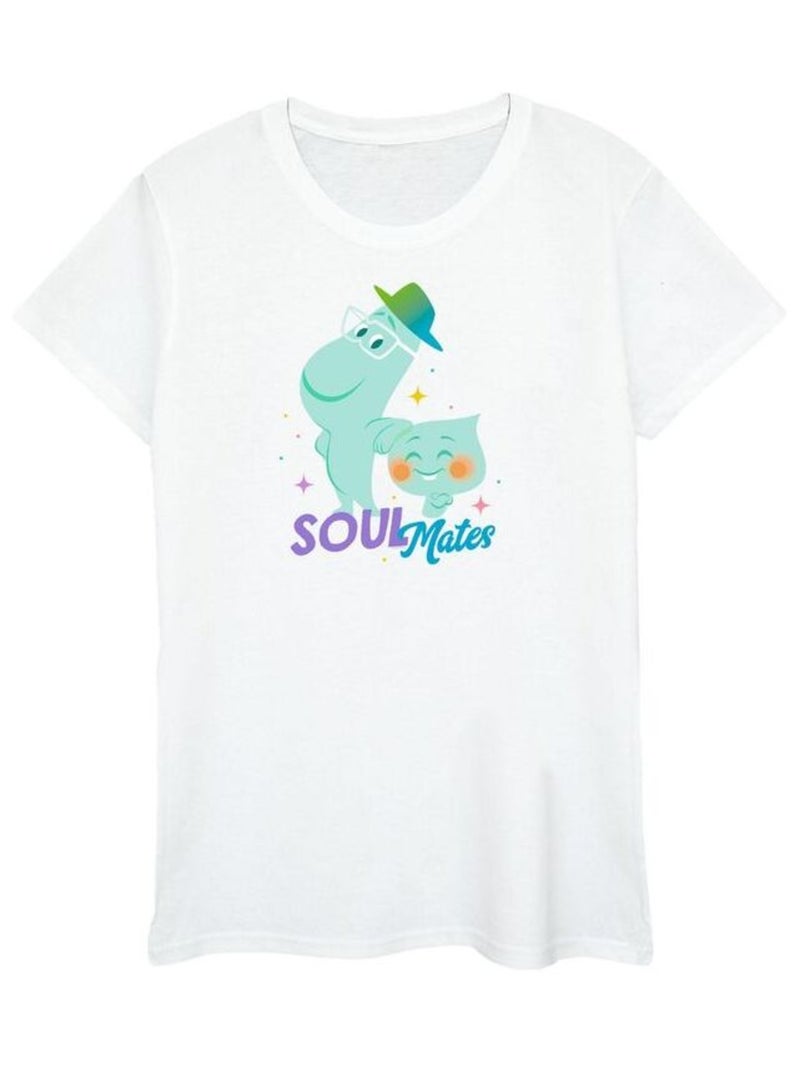Disney - T-shirt SOUL SOULMATES Blanc - Kiabi