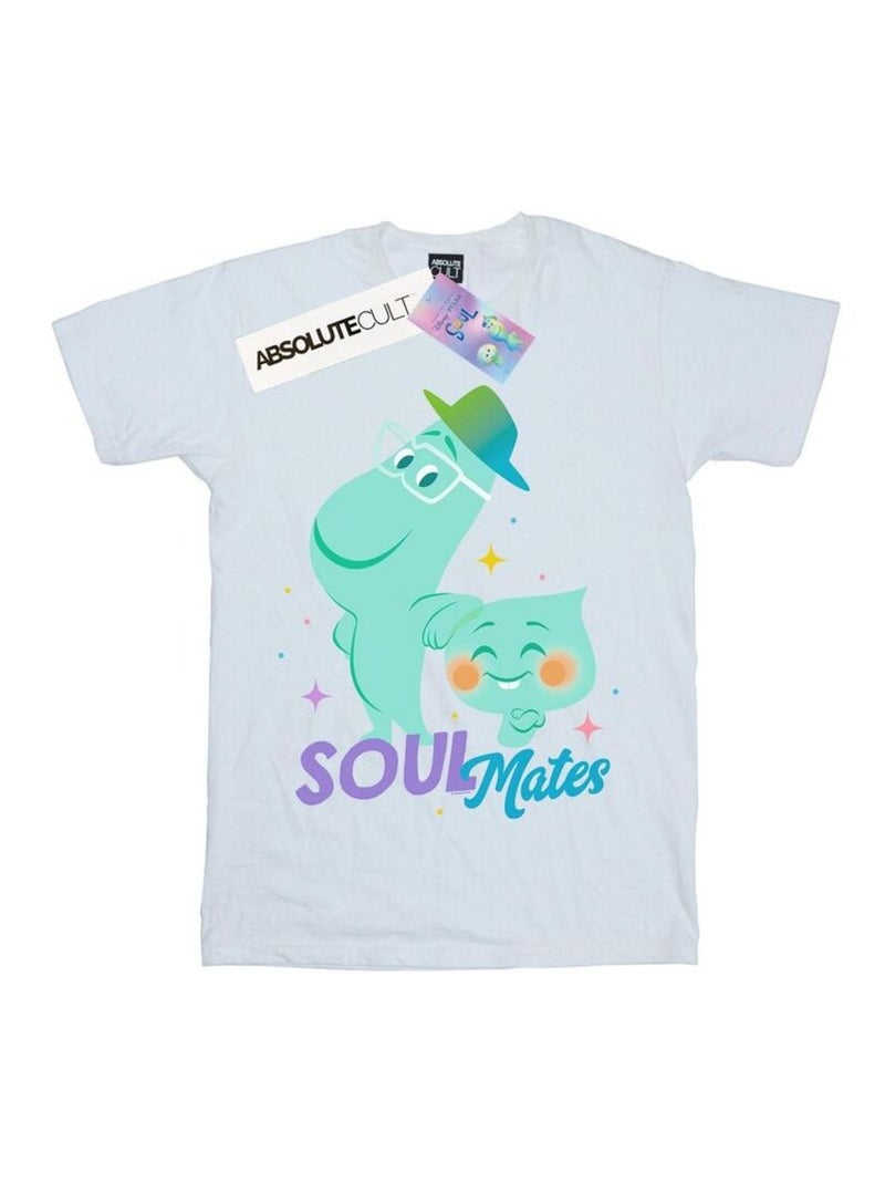 Disney - T-shirt SOUL SOULMATES Blanc - Kiabi