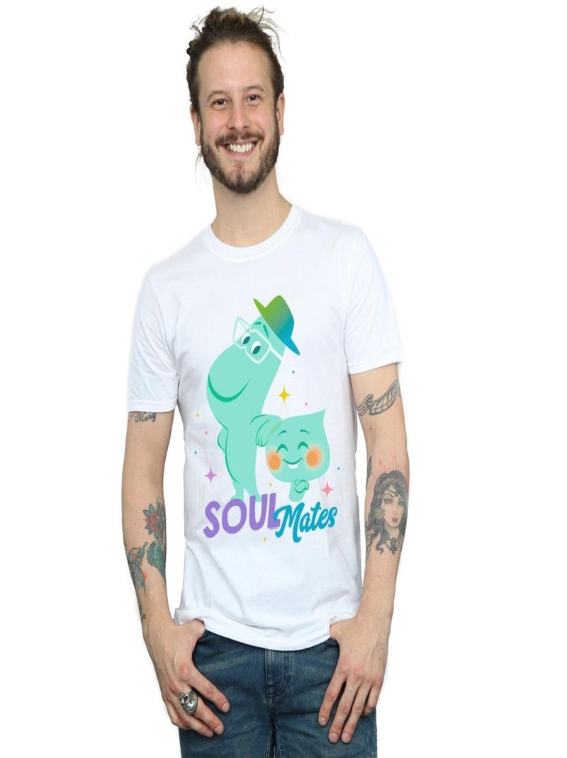 Disney - T-shirt SOUL SOULMATES Blanc - Kiabi