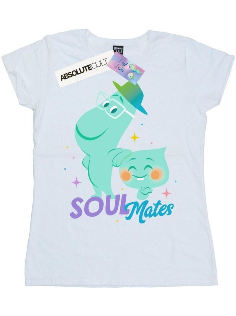 Disney - T-shirt SOUL SOULMATES Blanc - Kiabi
