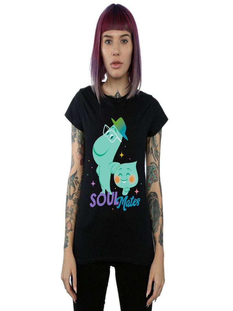 Disney - T-shirt SOUL SOULMATES Noir - Kiabi