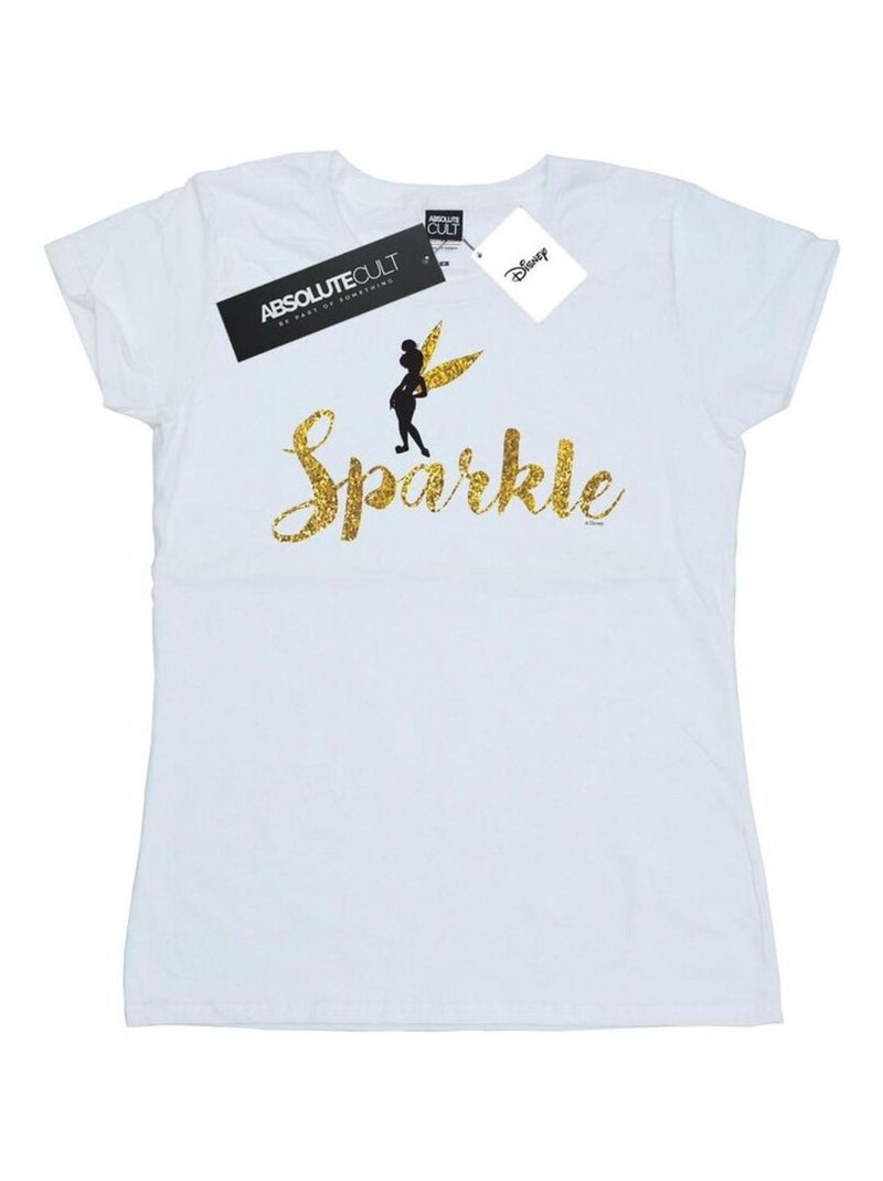 Disney - T-shirt SPARKLE TIME Blanc - Kiabi