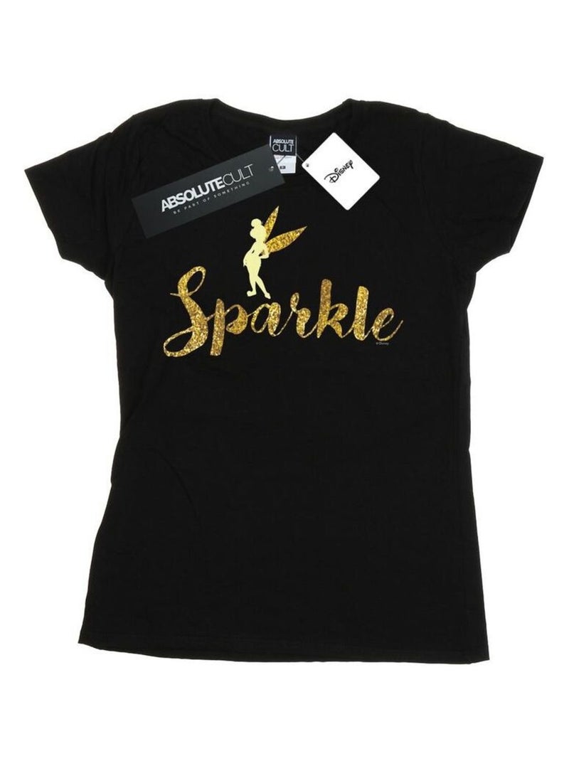 Disney - T-shirt SPARKLE TIME Noir - Kiabi
