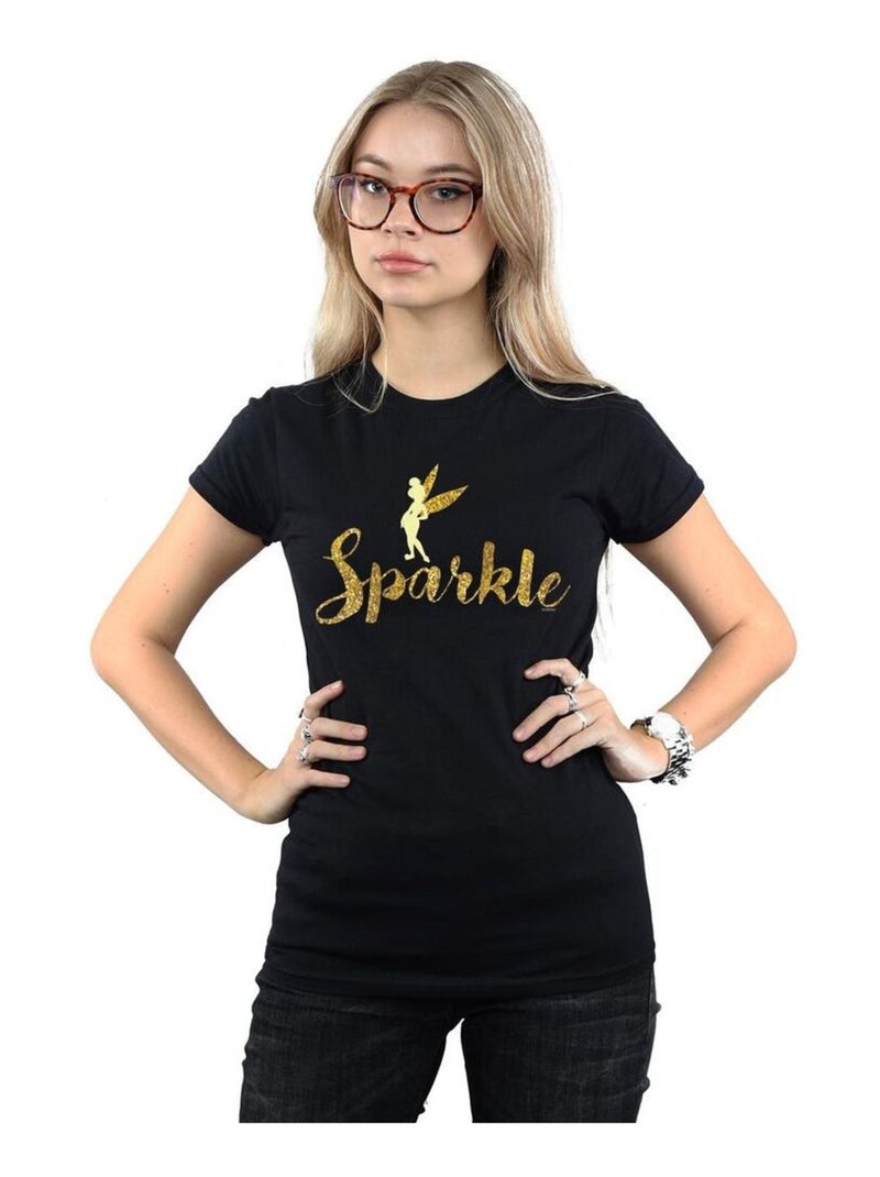 Disney - T-shirt SPARKLE TIME Noir - Kiabi