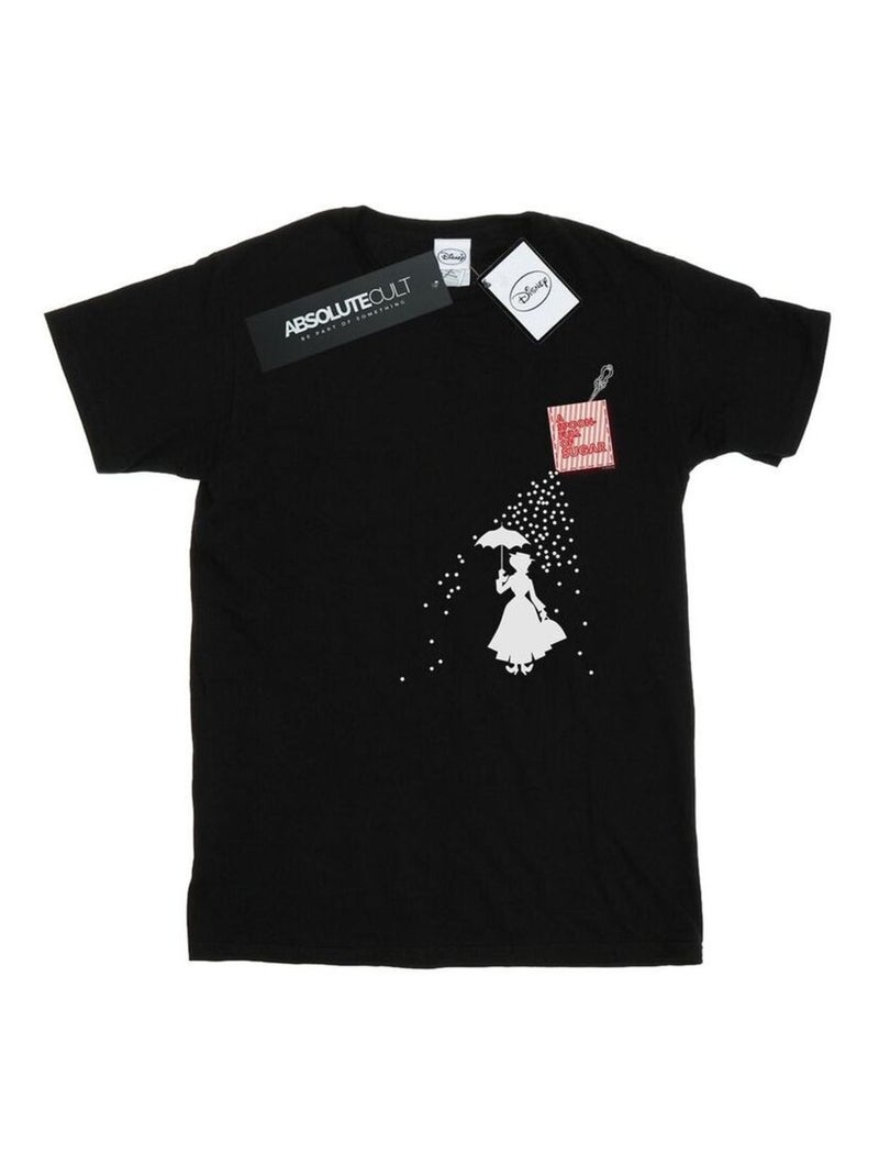 Disney - T-shirt SPOONFUL OF SUGAR Noir - Kiabi